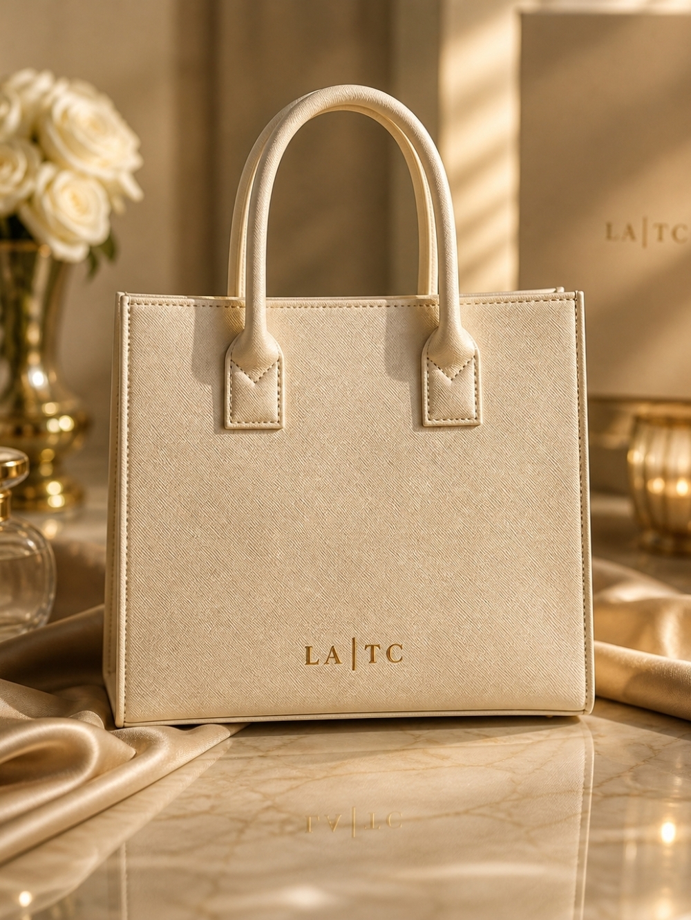 ✨ Brand New LA Trading Company “I Speak Fluent Italian” Canvas Tote 👜 - Picture 3 of 5